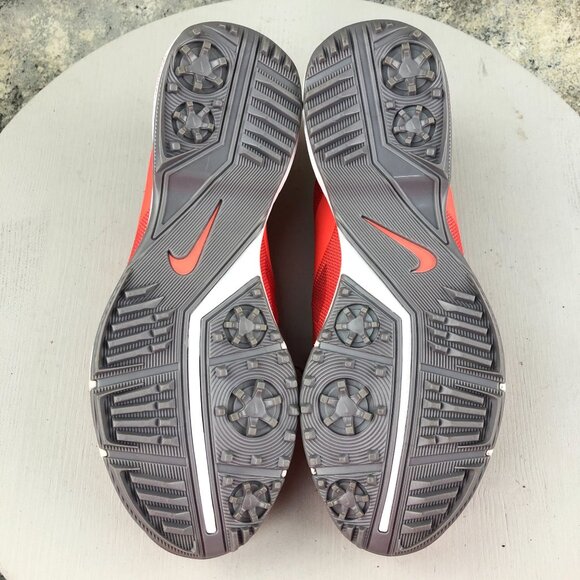 Nike Women's 8.5 Hyperfuse Lunar Summer Lite Red Orange Golf Shoes 483325-600 - Picture 9 of 14